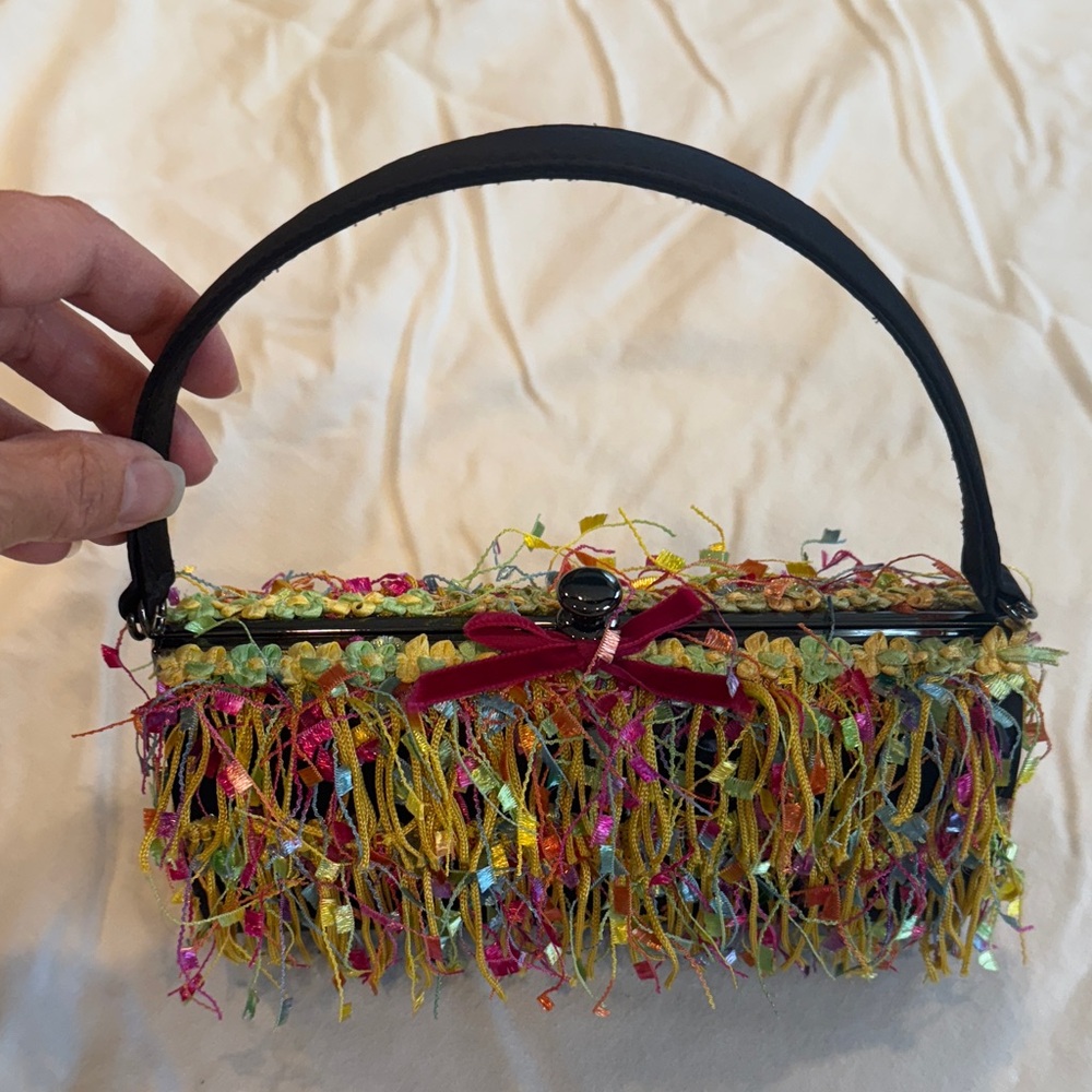 Colorful Fringe Handbag